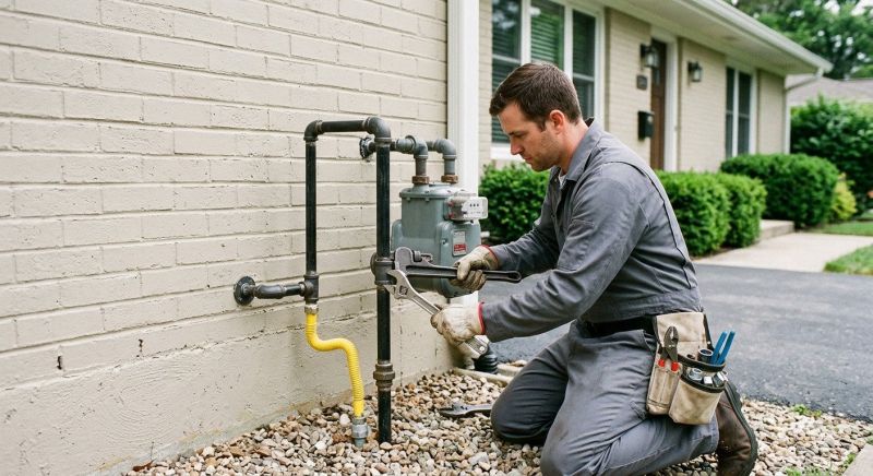 Fire Pit Gas Line Installation in Columbus, OH