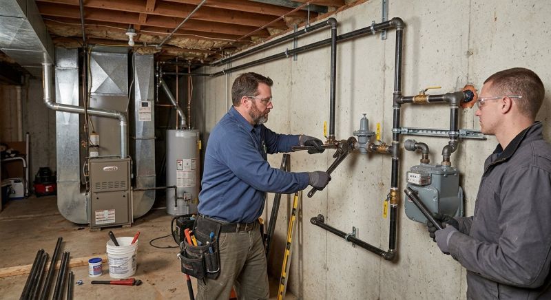 Residential Gas Piping in Fredericksburg, VA