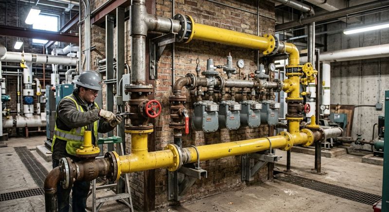 Commercial Gas Piping in Sacramento, CA