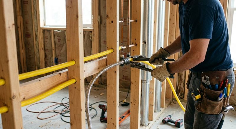 Csst Plumbing Installation in Fredericksburg, VA