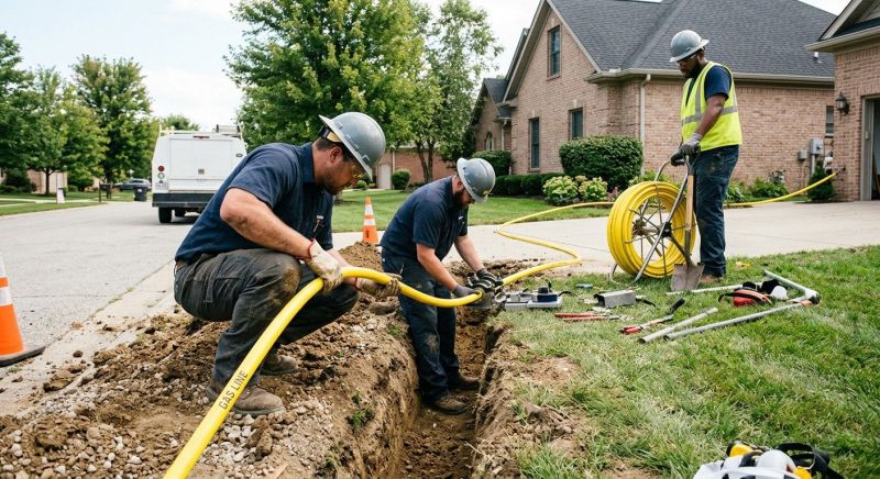 Gas Line Relocation in San Antonio, TX