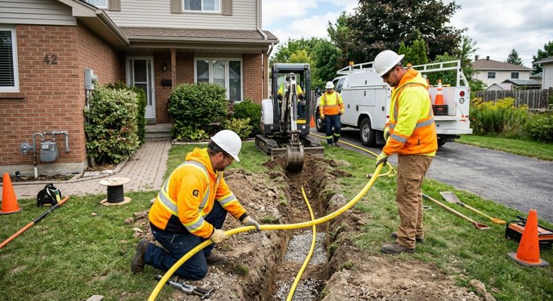 Gas Line Rerouting in Columbus, OH
