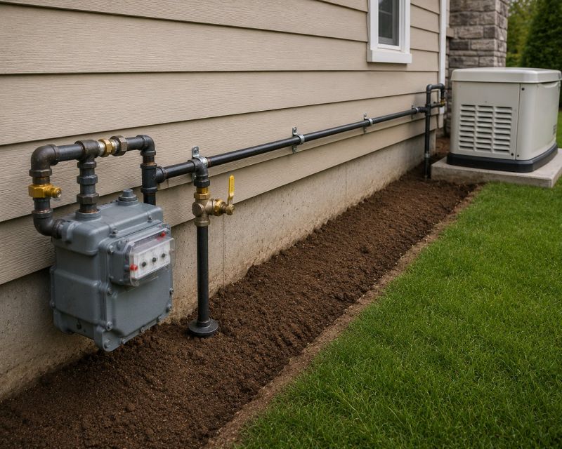 Natural Gas Line Installation in Annapolis, MD