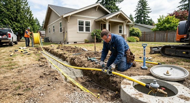 Propane Line Replacement in Fredericksburg, VA